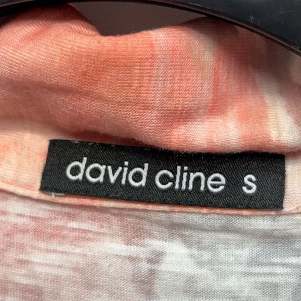 David Cline Women Blouse Top Button Down Shirt Size Small D123 -24